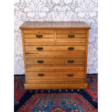 Edwardianische Satinholz Kommode antik britisch ca 1890