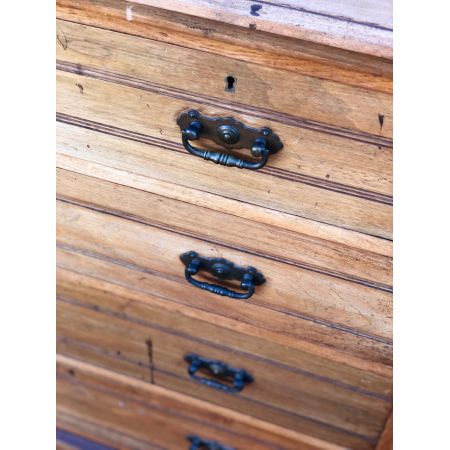 Edwardianische Satinholz Kommode antik britisch ca 1890