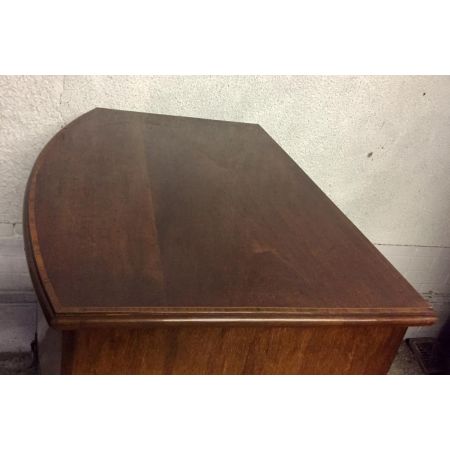 Edwardianische antike Mahagoni Kommode Bowfront britisch ca 1910