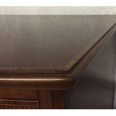 Edwardianische antike Mahagoni Kommode Bowfront britisch ca 1910