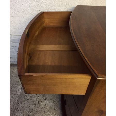 Edwardianische antike Mahagoni Kommode Bowfront britisch ca 1910