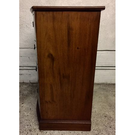 Edwardianische antike Mahagoni Kommode Bowfront britisch ca 1910