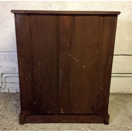 Edwardianische antike Mahagoni Kommode Bowfront britisch ca 1910