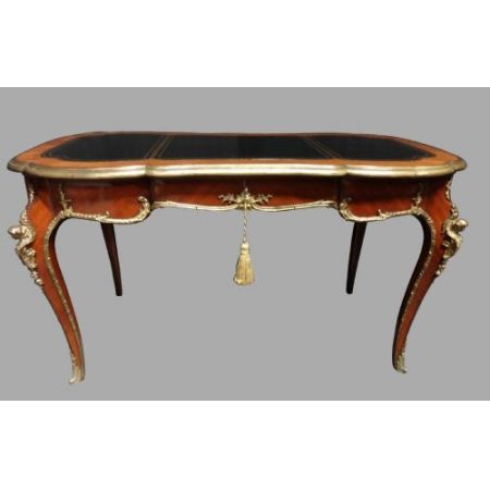 Antiker französischer Kingwood Schreibtisch ca 1920