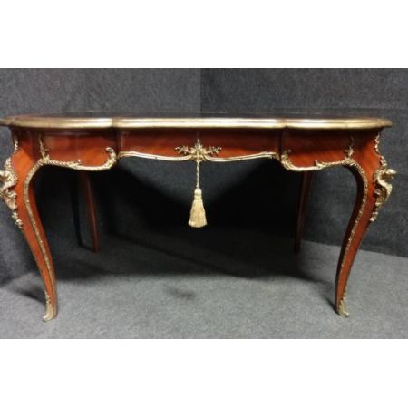 Antiker französischer Kingwood Schreibtisch ca 1920