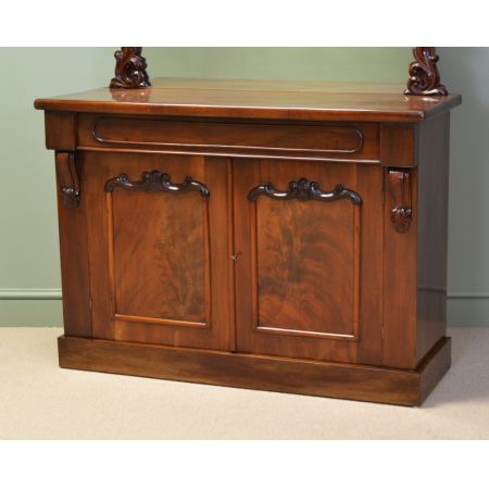 Viktorianisches antikes Mahagoni Sideboard britisch ca 1870