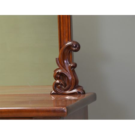 Viktorianisches antikes Mahagoni Sideboard britisch ca 1870