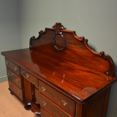 Viktorianisches antikes Mahagoni Sideboard britisch ca 1880