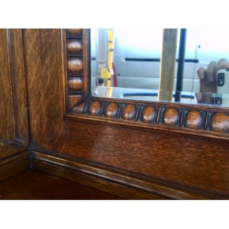 Viktorianisches antikes Eichen Sideboard britisch ca 1860