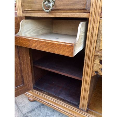 Viktorianisches antikes Eichen Sideboard britisch ca 1860