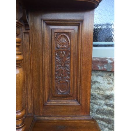 Viktorianisches antikes Eichen Sideboard britisch ca 1860