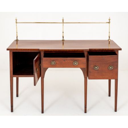 Georgianisches antikes Mahagoni Sideboard Breakfront britisch ca 1800