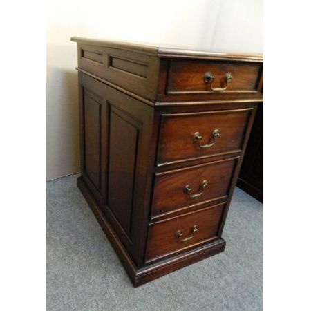 Antiker britischer Mahagoni Schreibtbisch ca 1900