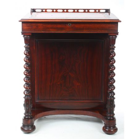 Antiker britischer Palisander Schreibtisch Davenport ca 1830