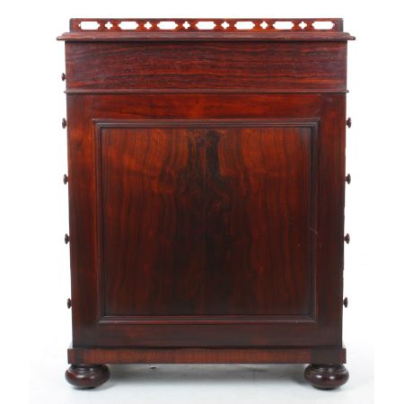Antiker britischer Palisander Schreibtisch Davenport ca 1830