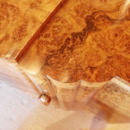 Antikes Art Deco Sideboard Nussbaum englisch ca 1930