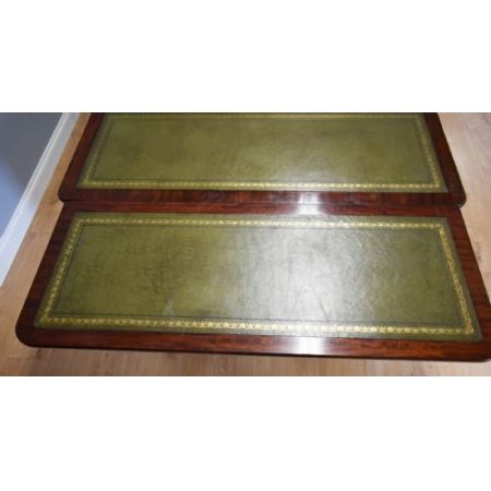 Viktorianischer Mahagoni Schreibtisch britisch antik ca 1870