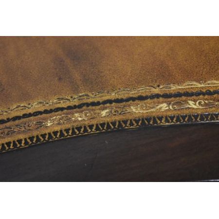 Viktorianischer antiker Mahagoni Schreibtisch englisch ca 1880