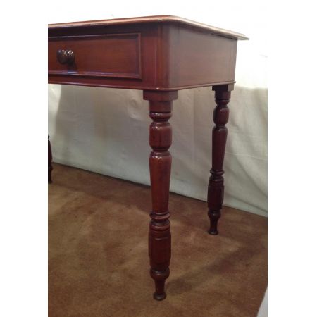 Viktorianischer antiker Mahagoni Schreibtisch englisch ca 1890