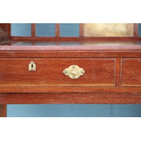 Antiker Arts & Crafts Schreibtisch Mahagoni britisch ca 1900