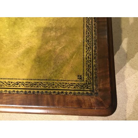 Antiker viktorianischer Mahagoni Schreibtisch britisch ca 1870