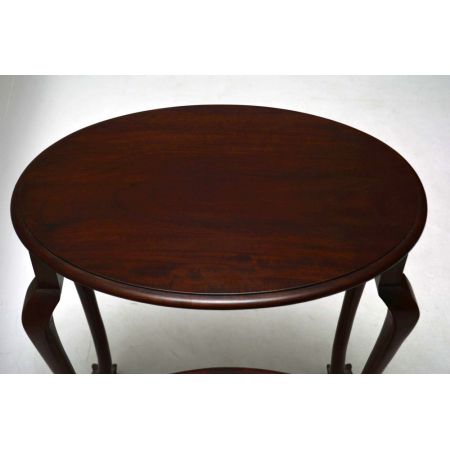 Antike edwardianische Mahagoni Beistelltische britisch ca 1900