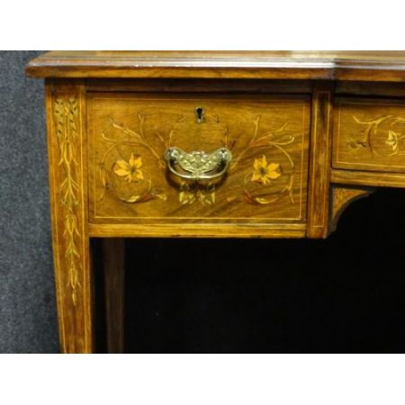 Britischer antiker Palisander Schreibtisch ca 1900