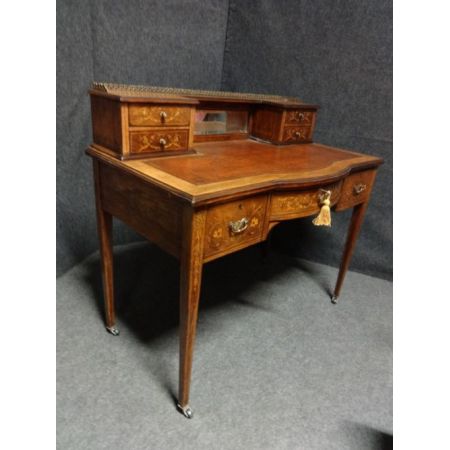 Britischer antiker Palisander Schreibtisch ca 1900