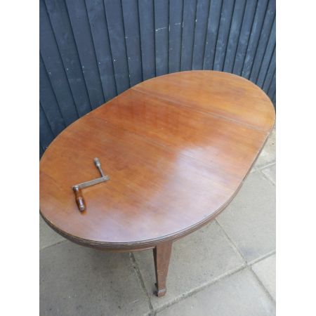 Edwardianischer antiker Mahagoni Esstisch englisch ca 1920