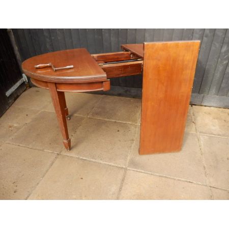 Edwardianischer antiker Mahagoni Esstisch englisch ca 1920