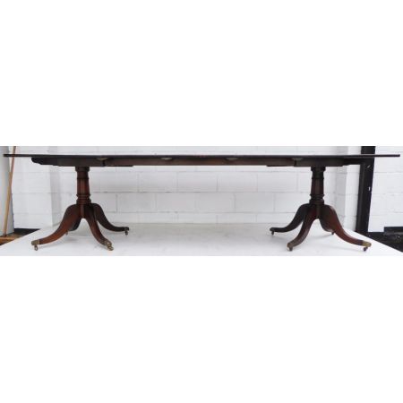 Antiker britischer Regency Esstisch Mahagoni ca 1810