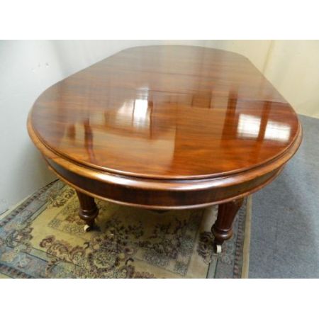 Viktorianischer britischer Mahagoni Esstisch antik ca 1880