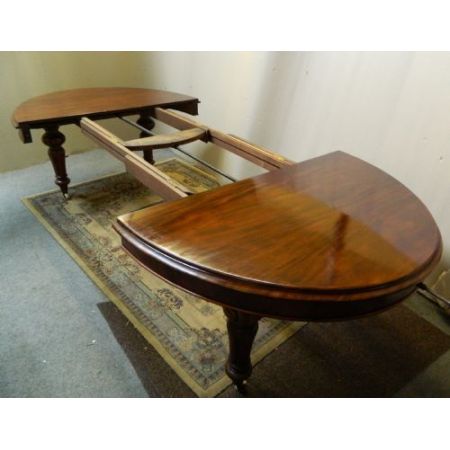 Viktorianischer britischer Mahagoni Esstisch antik ca 1880