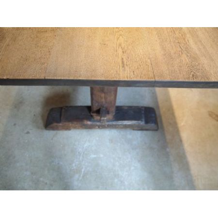 Antiker britischer Landhaus Esstisch Eiche ca 1890