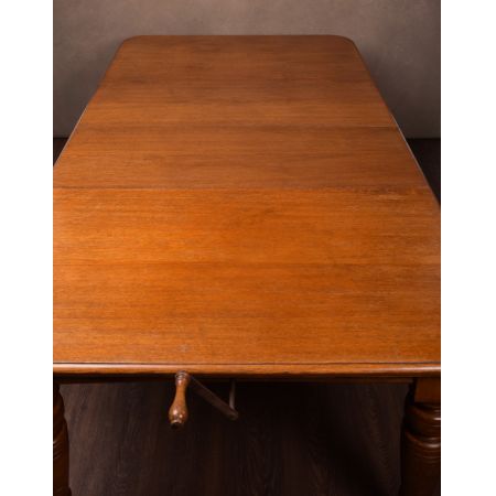 Viktorianischer antiker Eichen Esstisch britisch ca 1860