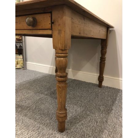 Antiker viktorianischer Landhaus Esstisch Kiefer britisch ca 1860