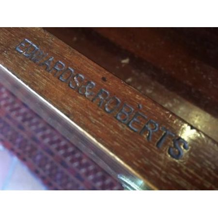 Edwardianischer antiker Mahagoni Schreibtisch britisch ca 1910