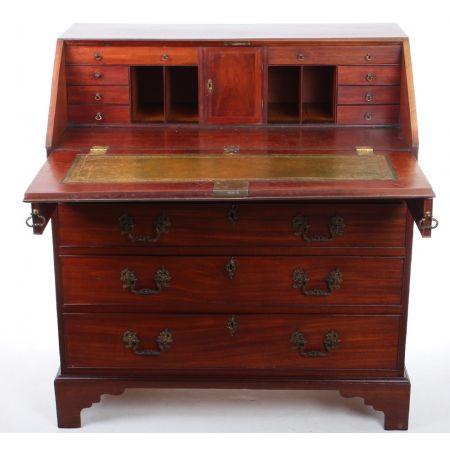 Georgianischer antiker Mahagoni Sekretär englisch ca 1770