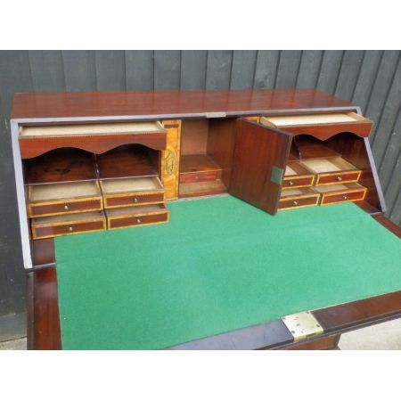 Georgianischer antiker Mahagoni Sekretär britisch ca 1