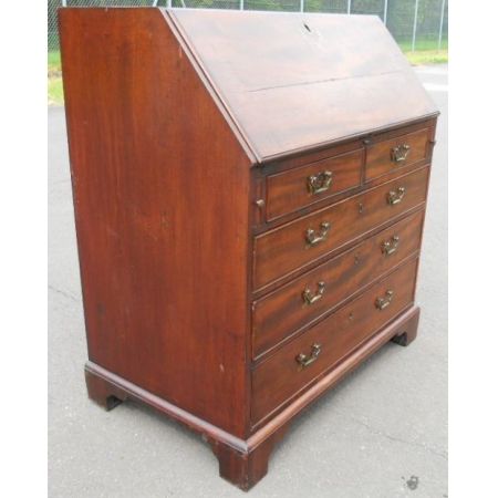 Georgianischer antiker Mahagoni Sekretär britisch ca 1820