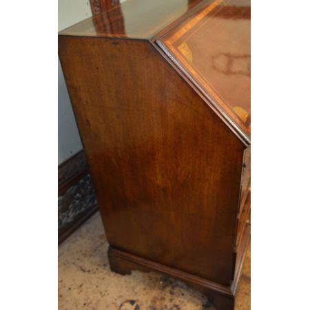 Georgianischer antiker Mahagoni Sekretär britisch ca 1870