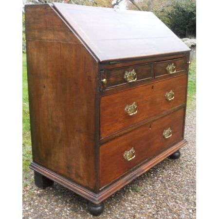 Antiker georgianischer Eichen Sekretär englisch ca 1800