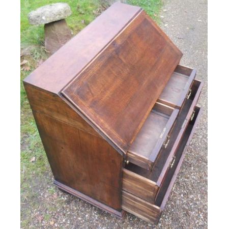 Antiker georgianischer Eichen Sekretär englisch ca 1800