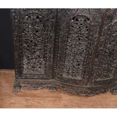 Antikes asiatisches Sideboard Massivholz Myanmar burmesisch circa 1880
