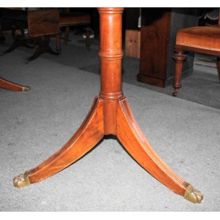 Antiker britischer Mahagoni Esstisch ca 1920