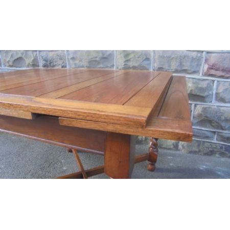 Antiker britischer Eichen Esstisch ca 1910