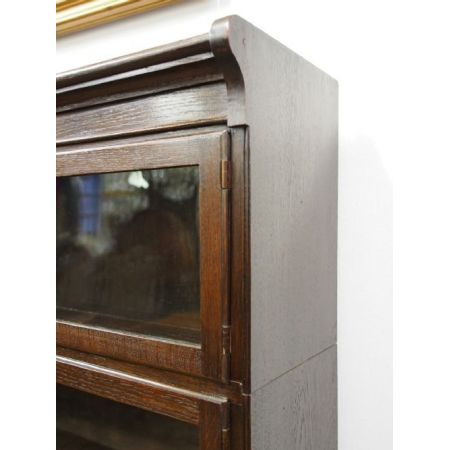 Antiker britischer Mahagoni Bücherschrank ca 1910