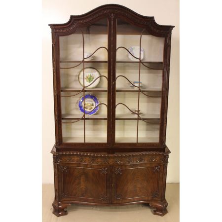 Antiker britischer Bücherschrank Mahagoni ca 1900