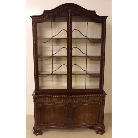 Antiker britischer Bücherschrank Mahagoni ca 1900