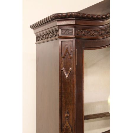 Antiker britischer Bücherschrank Mahagoni ca 1900